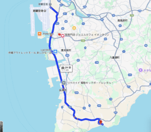 自然体験天然水族感ツアー帰る日も空港から30分!近いので体験できる