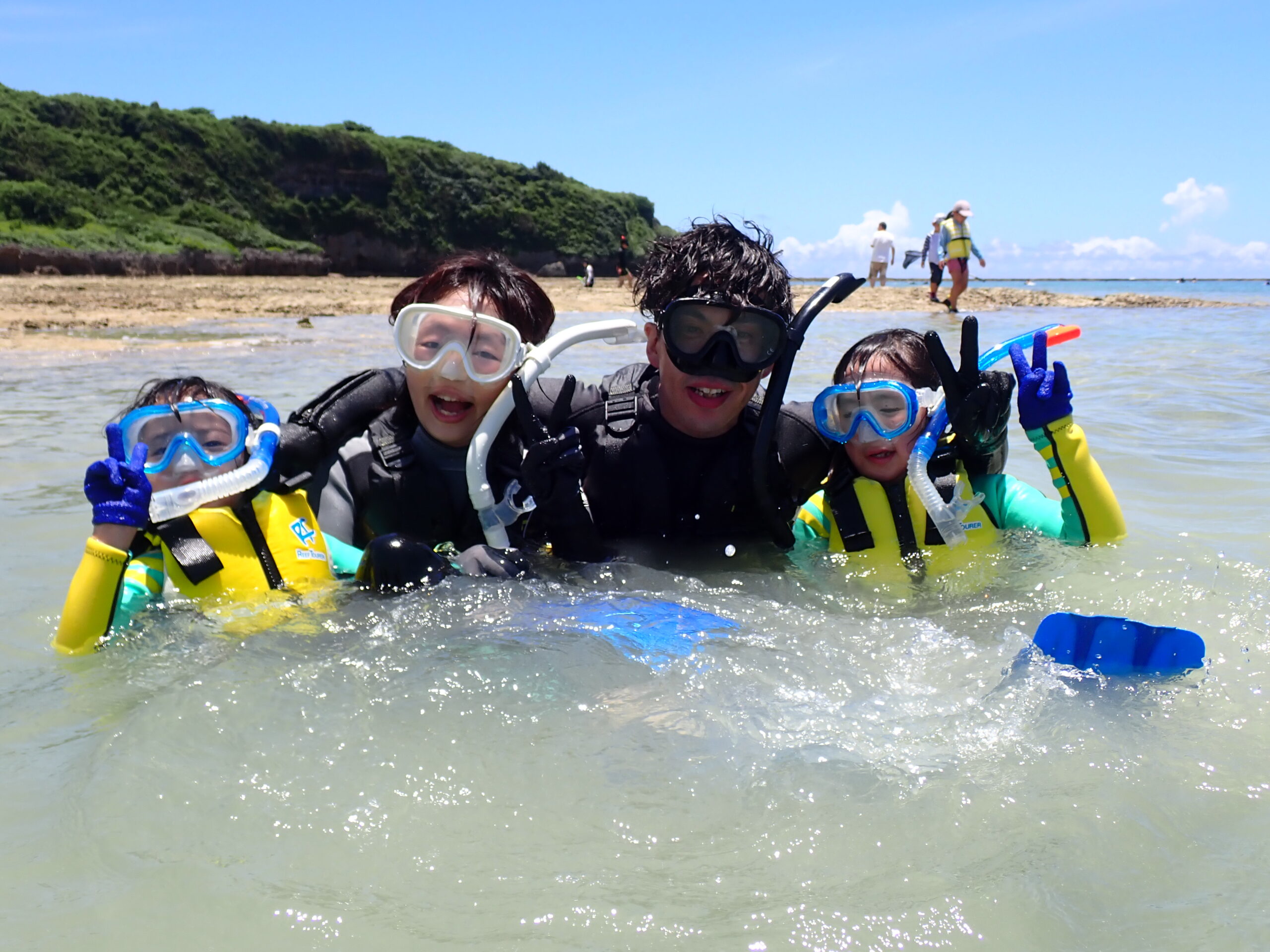 自然体験ジョン万パーク 天然水族感 4人家族
