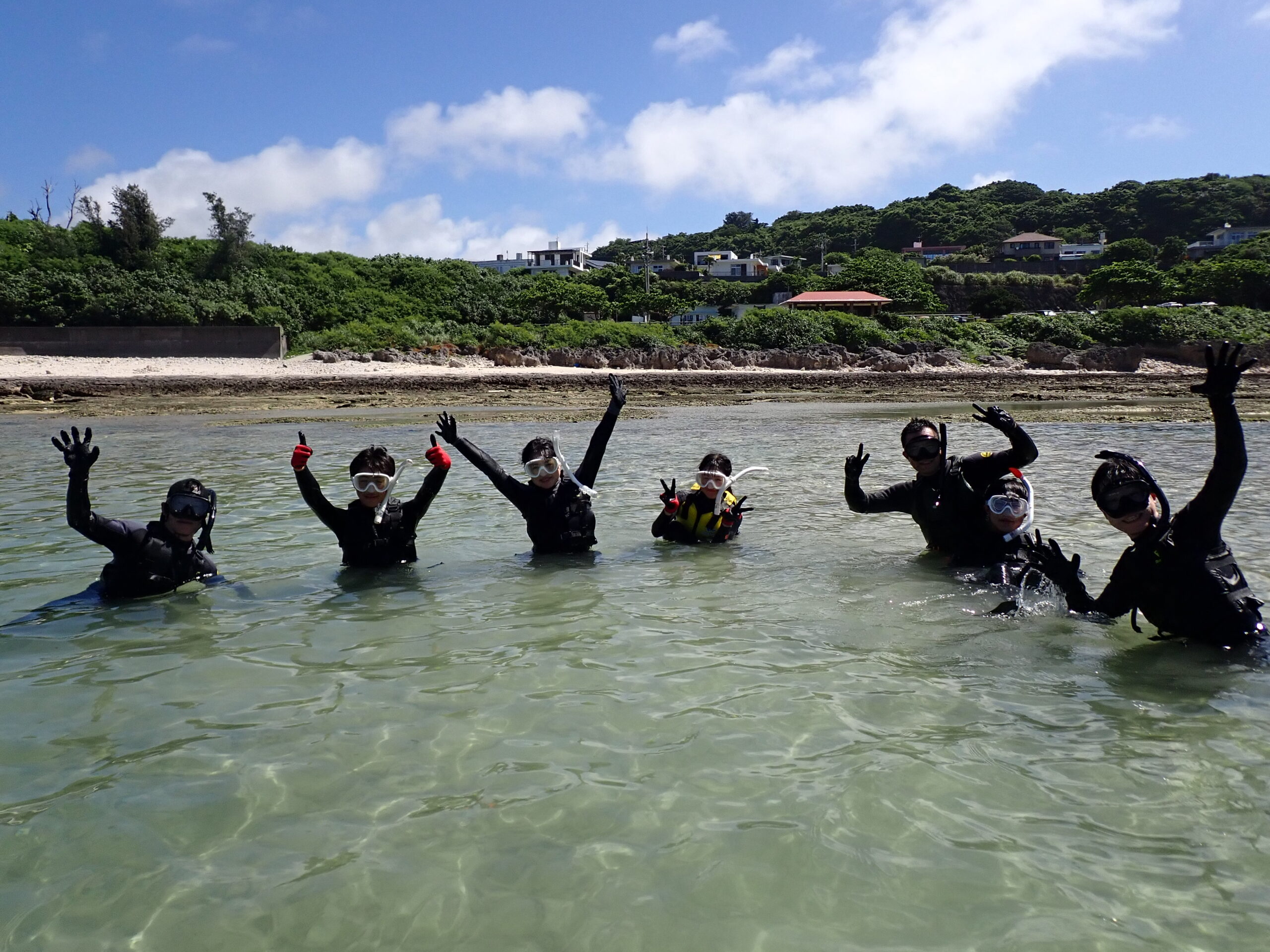 自然体験ジョン万パーク 天然水族感 7名家族