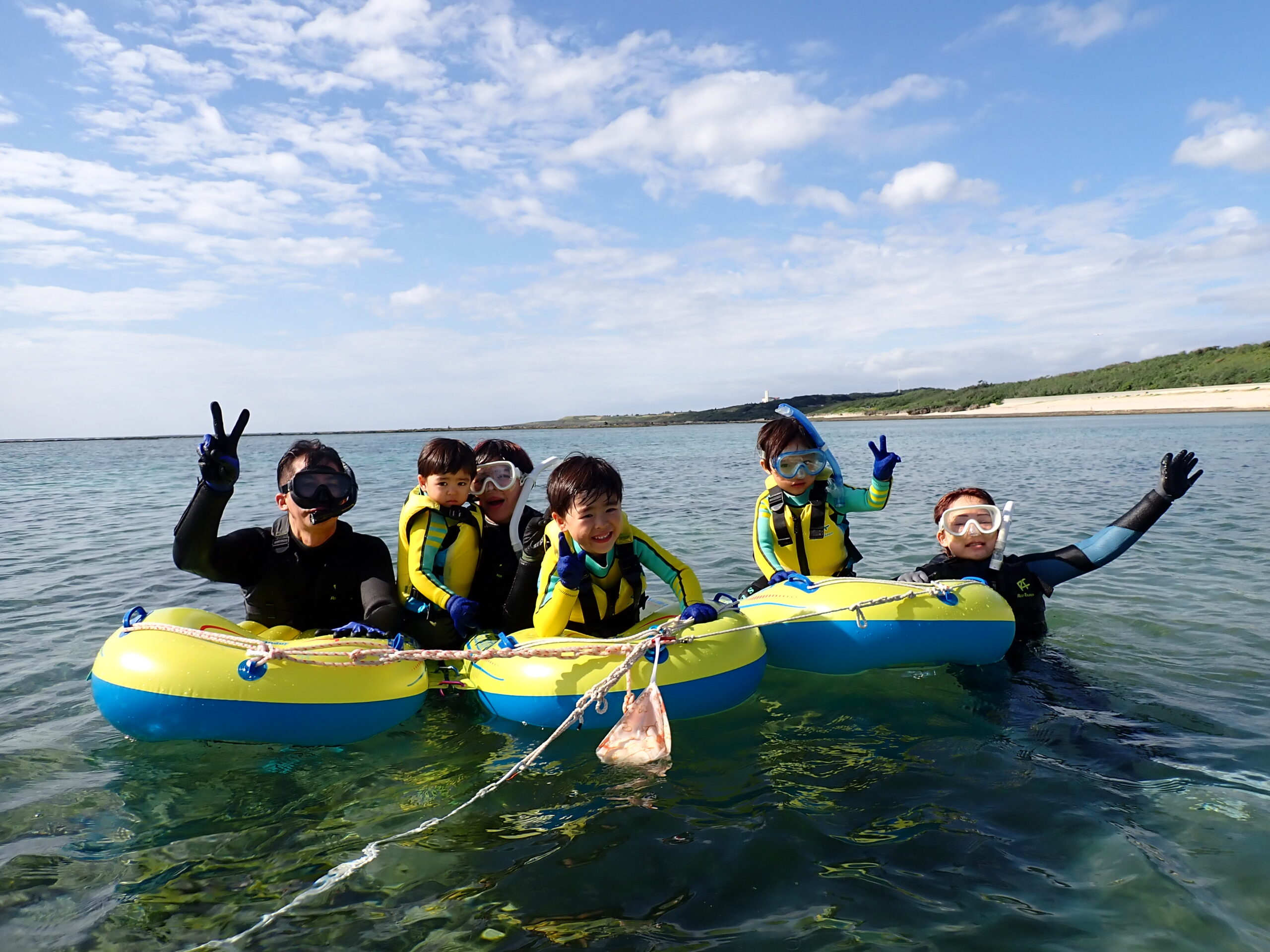 自然体験天然水族感 ３世代家族