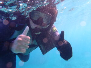 自然体験ジョン万パーク 天然水族感 外国人