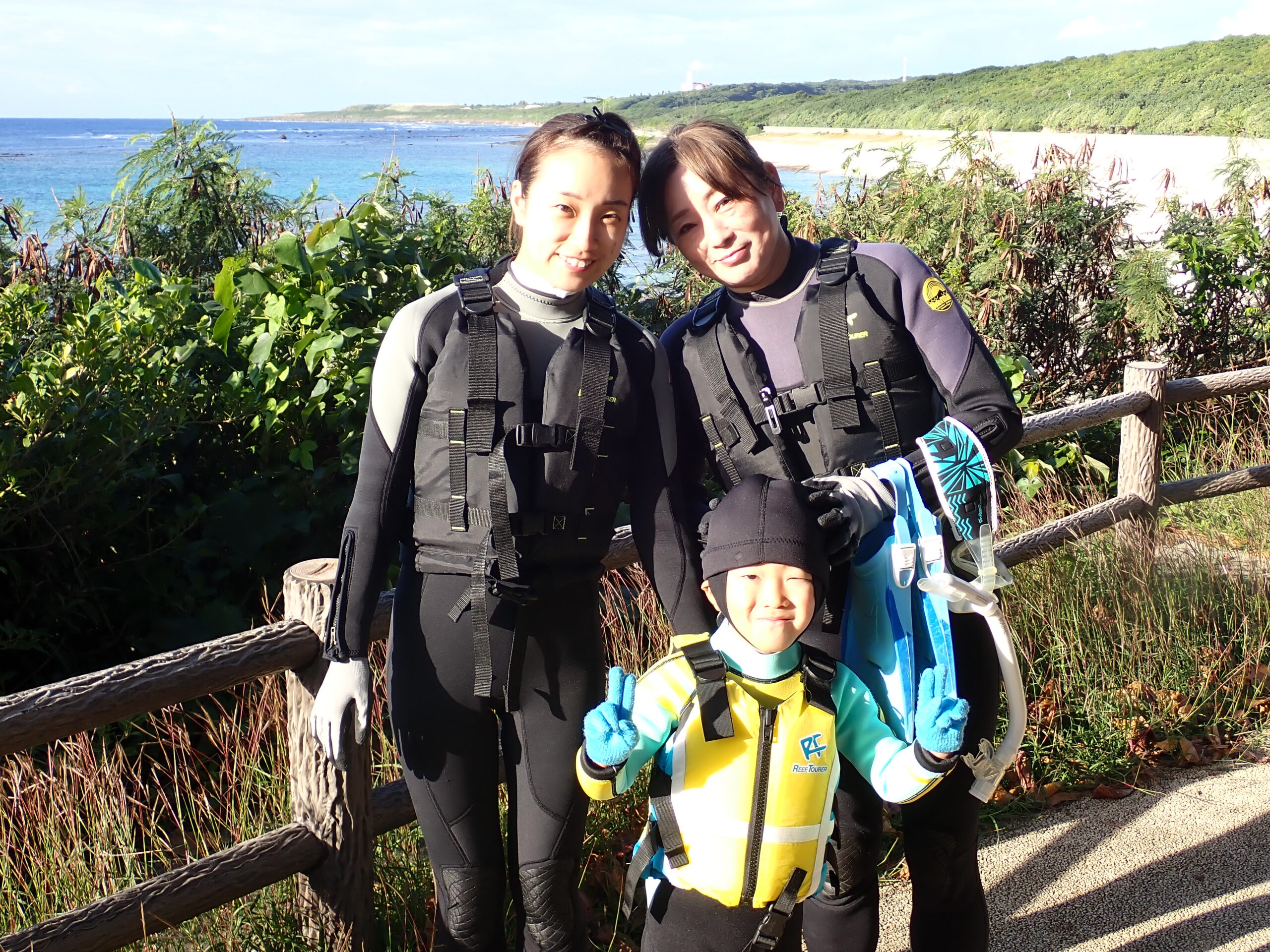 自然体験ジョン万パーク 天然水族感 自然体験シュノーケリング 3世代旅行