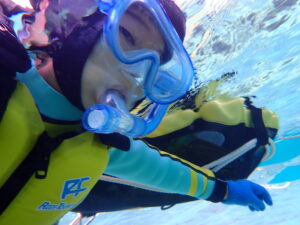 自然体験ジョン万パーク 天然水族感 自然体験シュノーケリング 3世代旅行