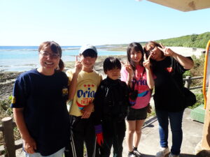 自然体験ジョン万パーク 天然水族感 自然体験シュノーケリング 1人 11歳 旅行最終日