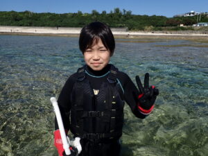 自然体験ジョン万パーク 天然水族感 自然体験シュノーケリング 1人 11歳 旅行最終日