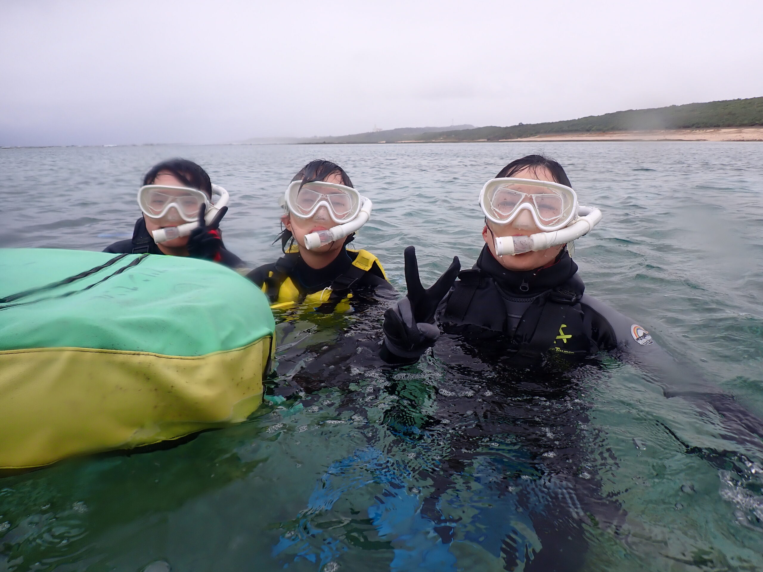 【自然体験ジョン万パーク 天然水族感】ウミガメ 自然体験シュノーケリング 沖縄旅行 家族旅行 初心者