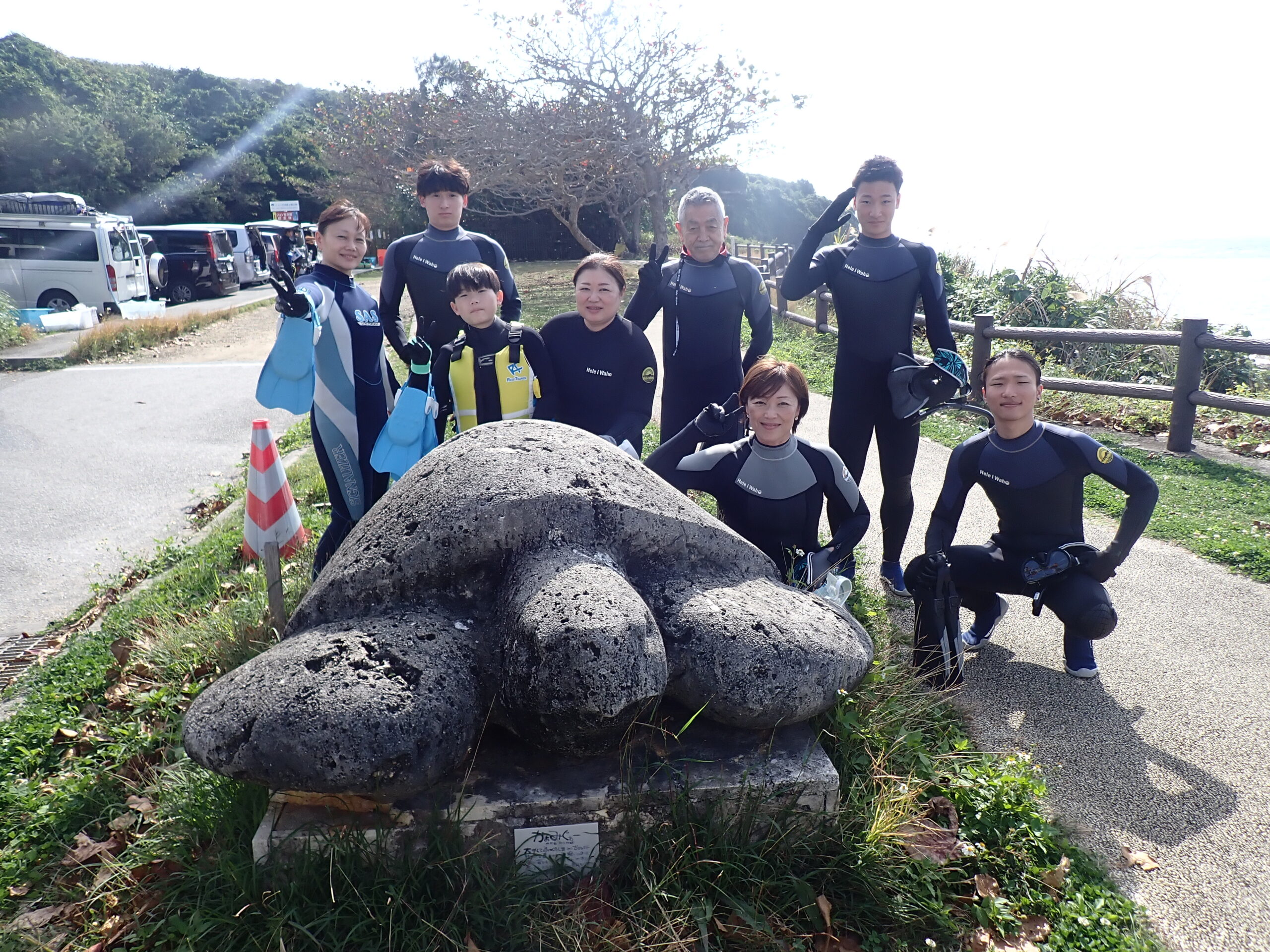 【自然体験ジョン万パーク 天然水族感】ウミガメ 自然体験シュノーケリング 沖縄旅行 家族旅行 初心者