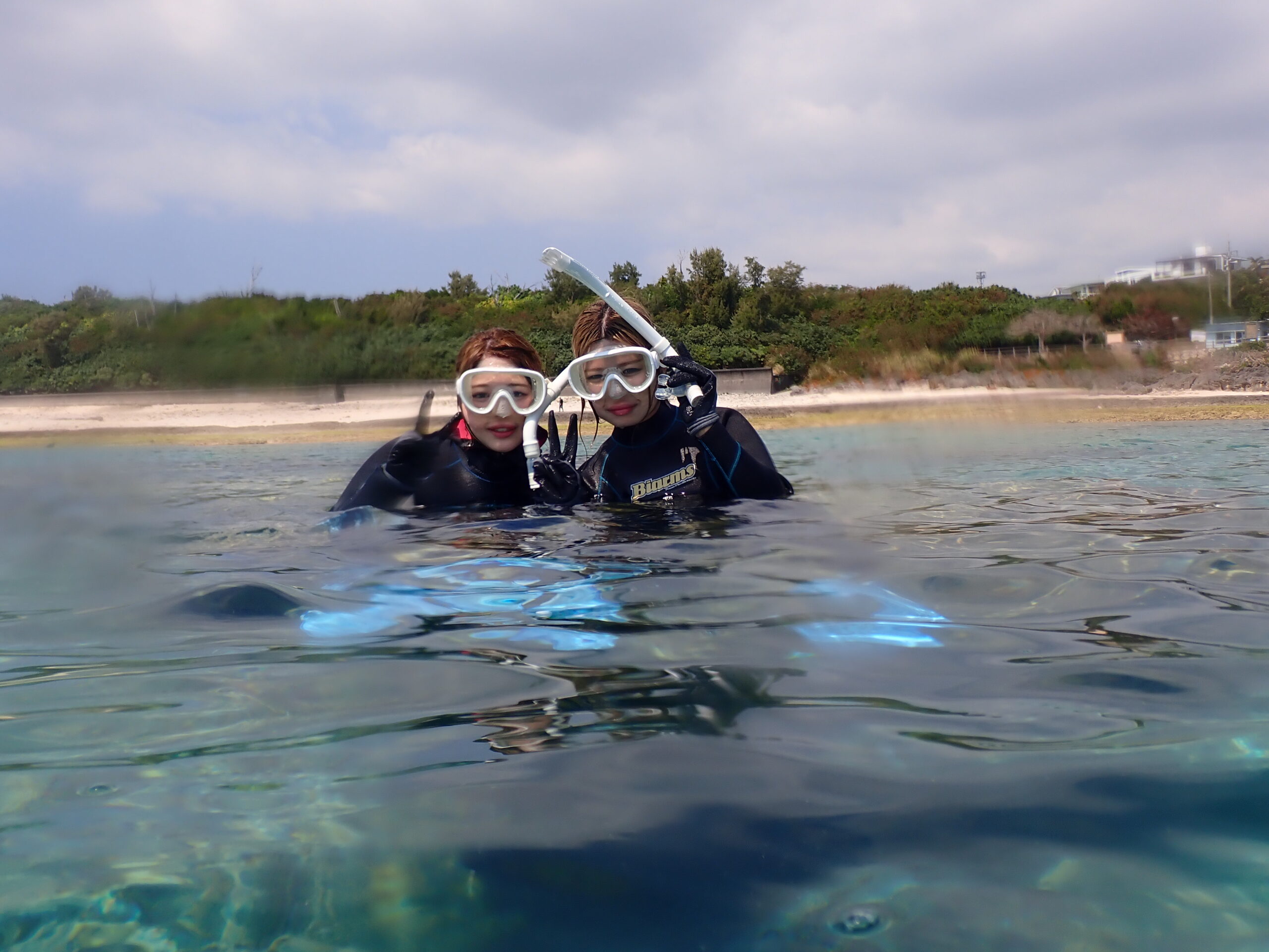 【自然体験ジョン万パーク 天然水族感】ウミガメ 自然体験シュノーケリング 沖縄旅行 家族旅行 初心者
