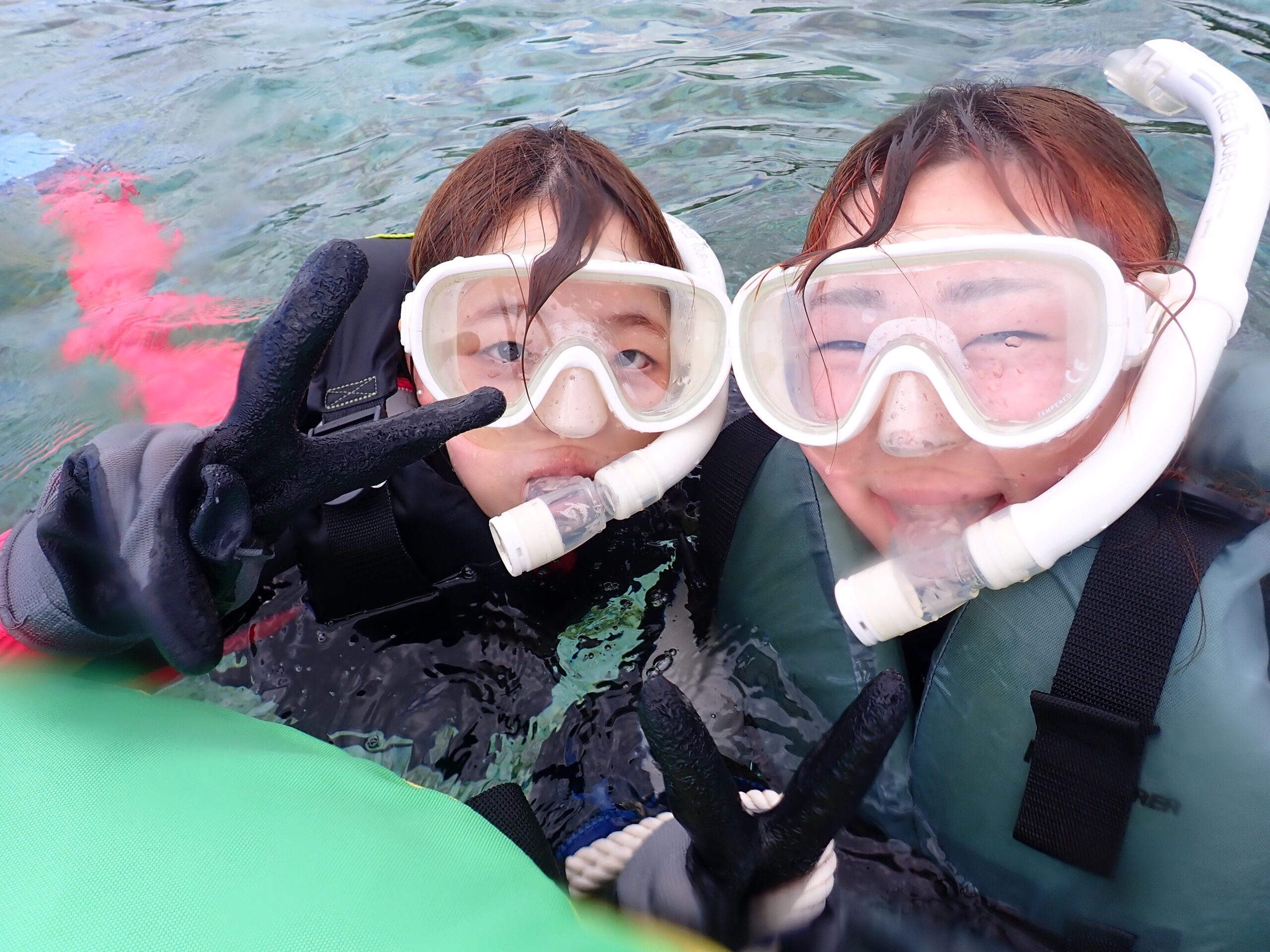 【自然体験ジョン万パーク 天然水族感】ウミガメ 自然体験シュノーケリング 沖縄旅行 家族旅行 初心者