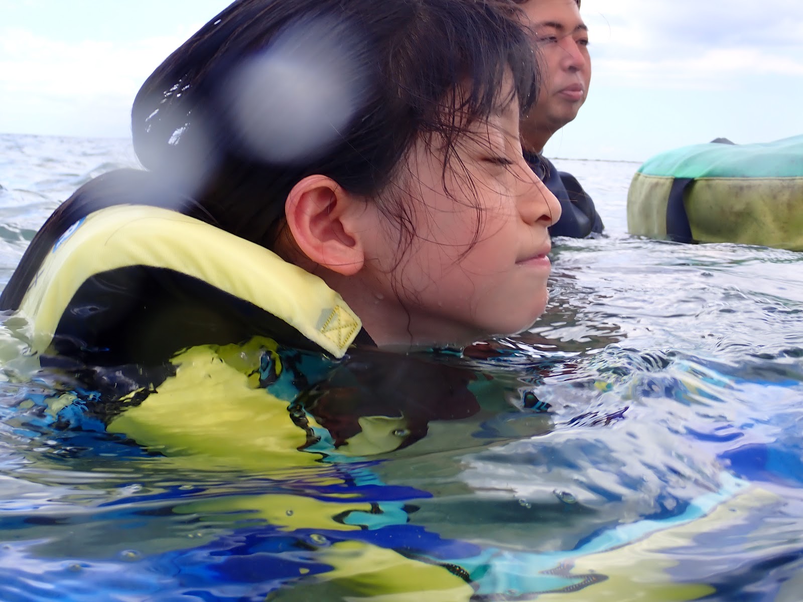 水の輝きに包まれて